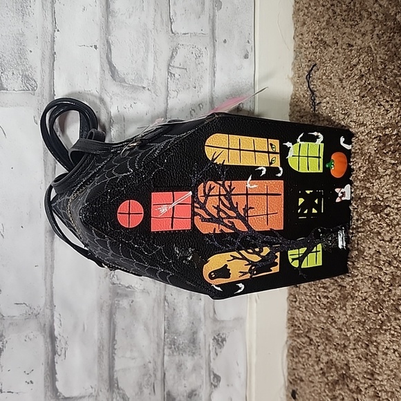 Betsey Johnson Haunted House Scary Stories Kitsch Bag - Picture 1 of 16